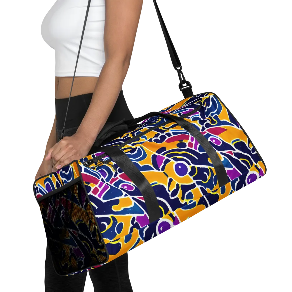 Magma Maze on Duffle Bag — Front