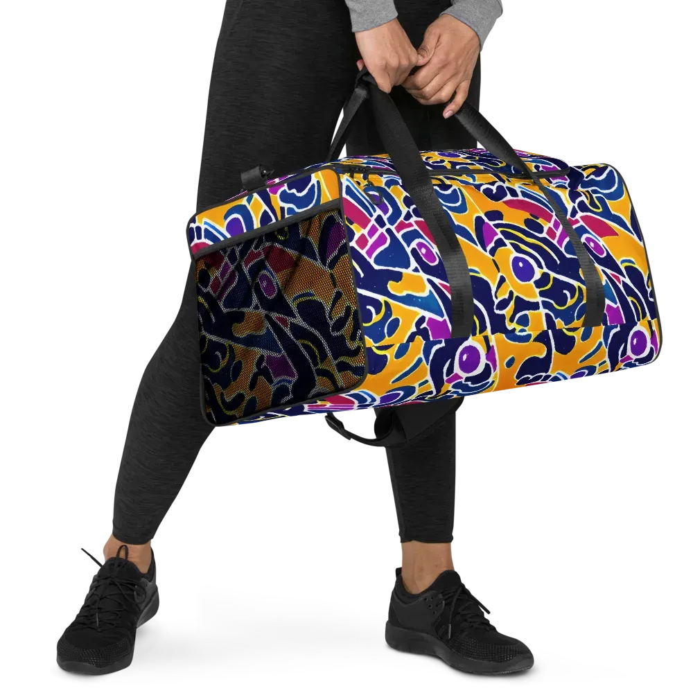 Magma Maze on Duffle Bag — Right Front