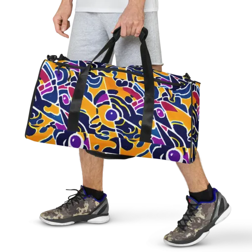 Magma Maze on a Duffle Bag