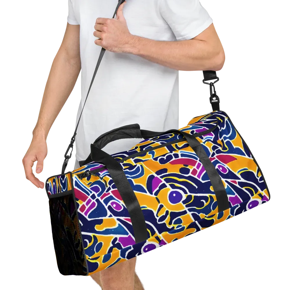 Magma Maze on Duffle Bag — Right Front