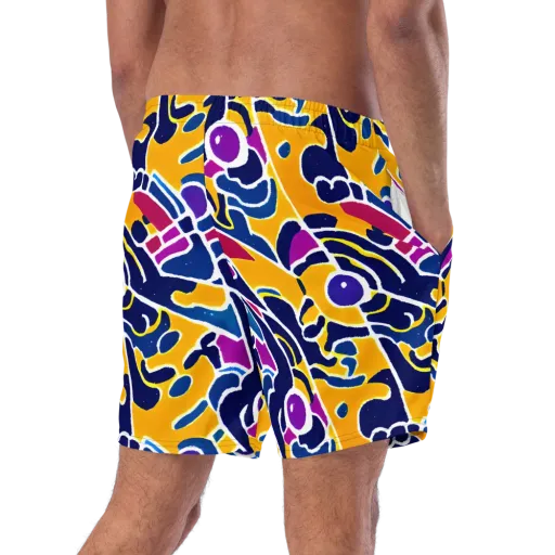 Magma Maze on a Swim Trunks