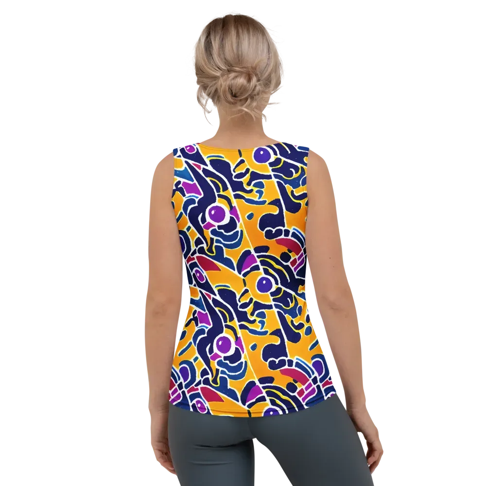 Magma Maze on Women's Tank Top — Back