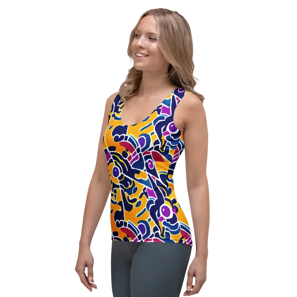 Magma Maze on Women's Tank Top — Left Front