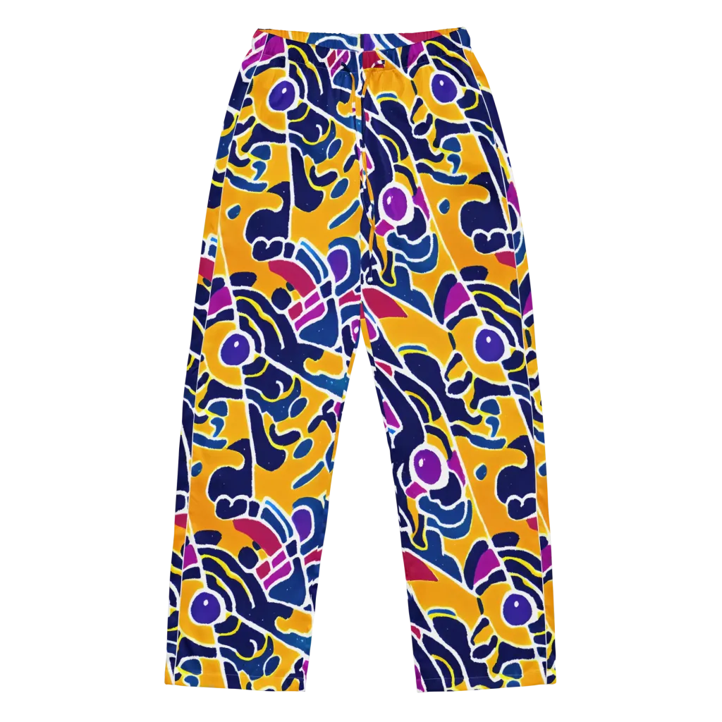 Magma Maze on Women's Pajama Pants — Front