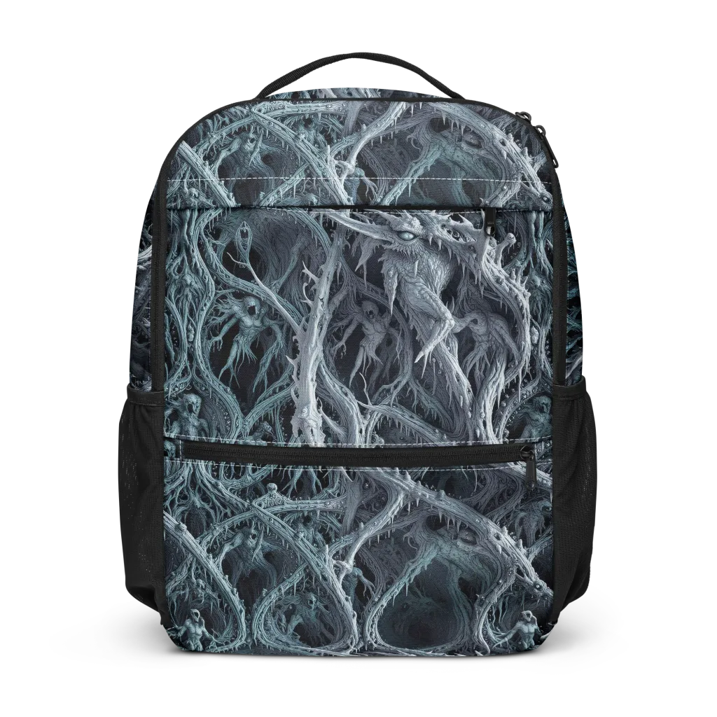 Thornbound Night on Utility Backpack — Front