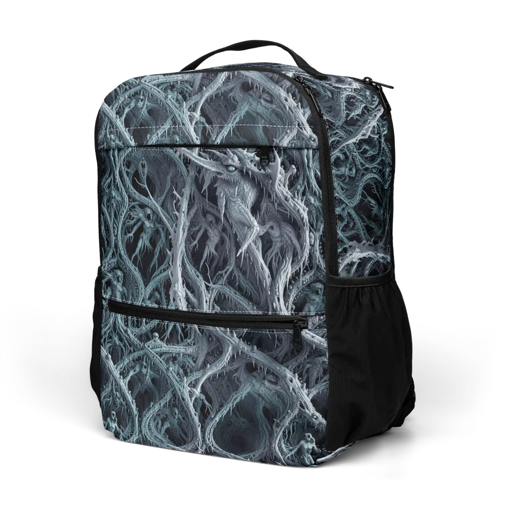 Thornbound Night on Utility Backpack — Left Front