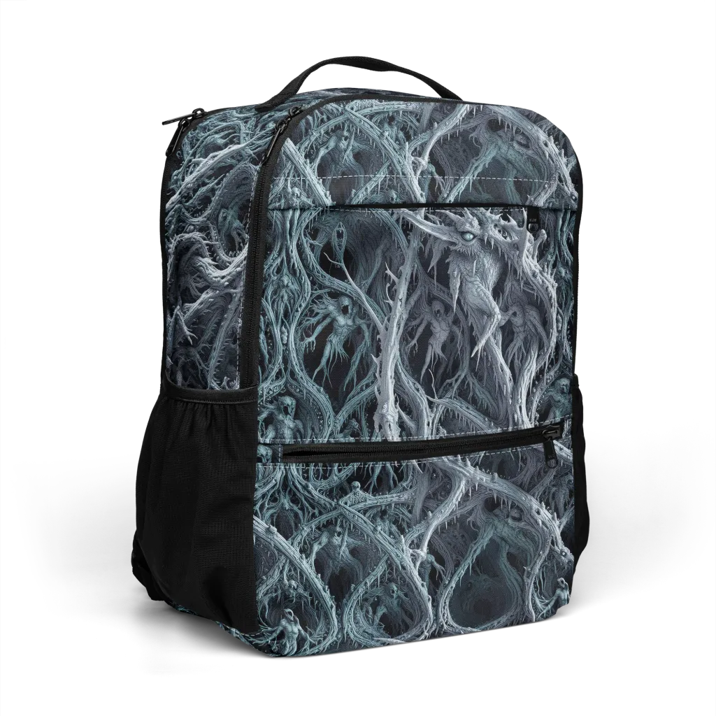 Thornbound Night on Utility Backpack — Right Front
