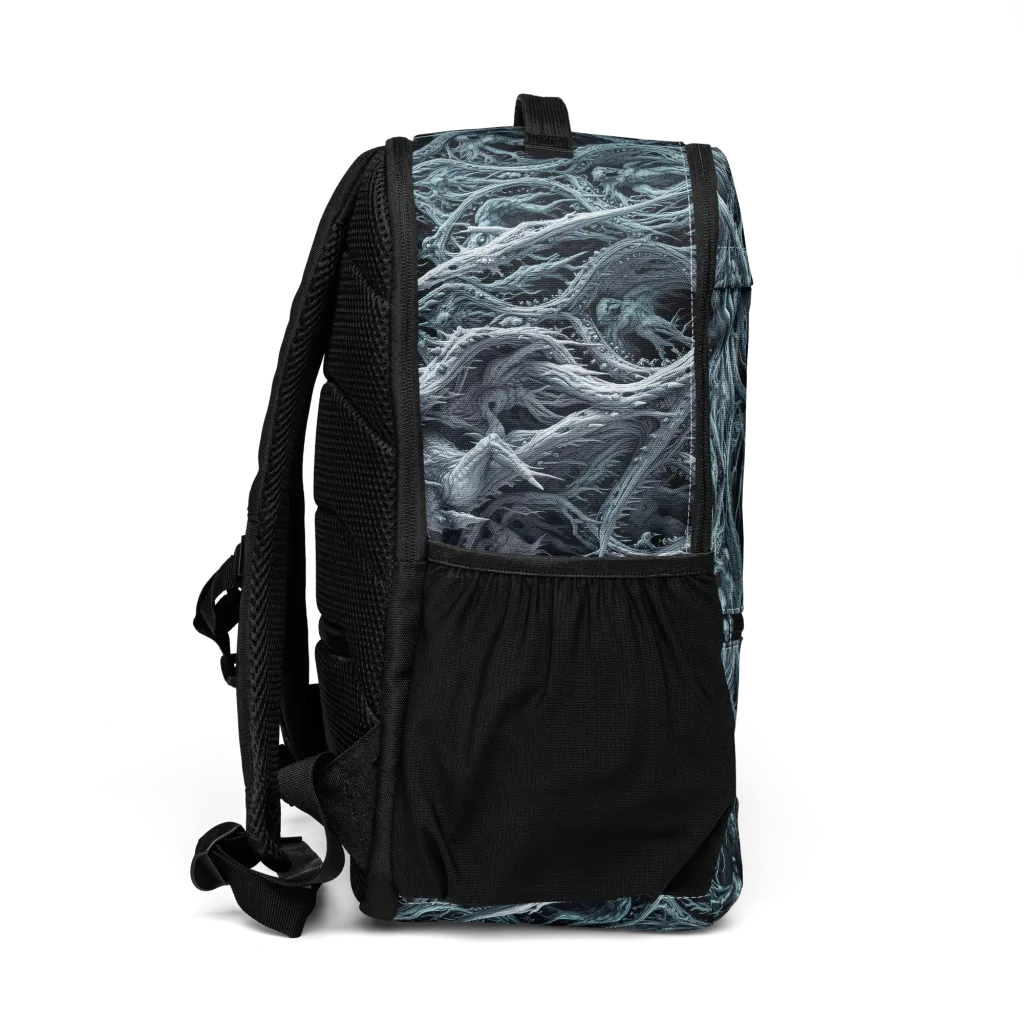 Thornbound Night on Utility Backpack — Right