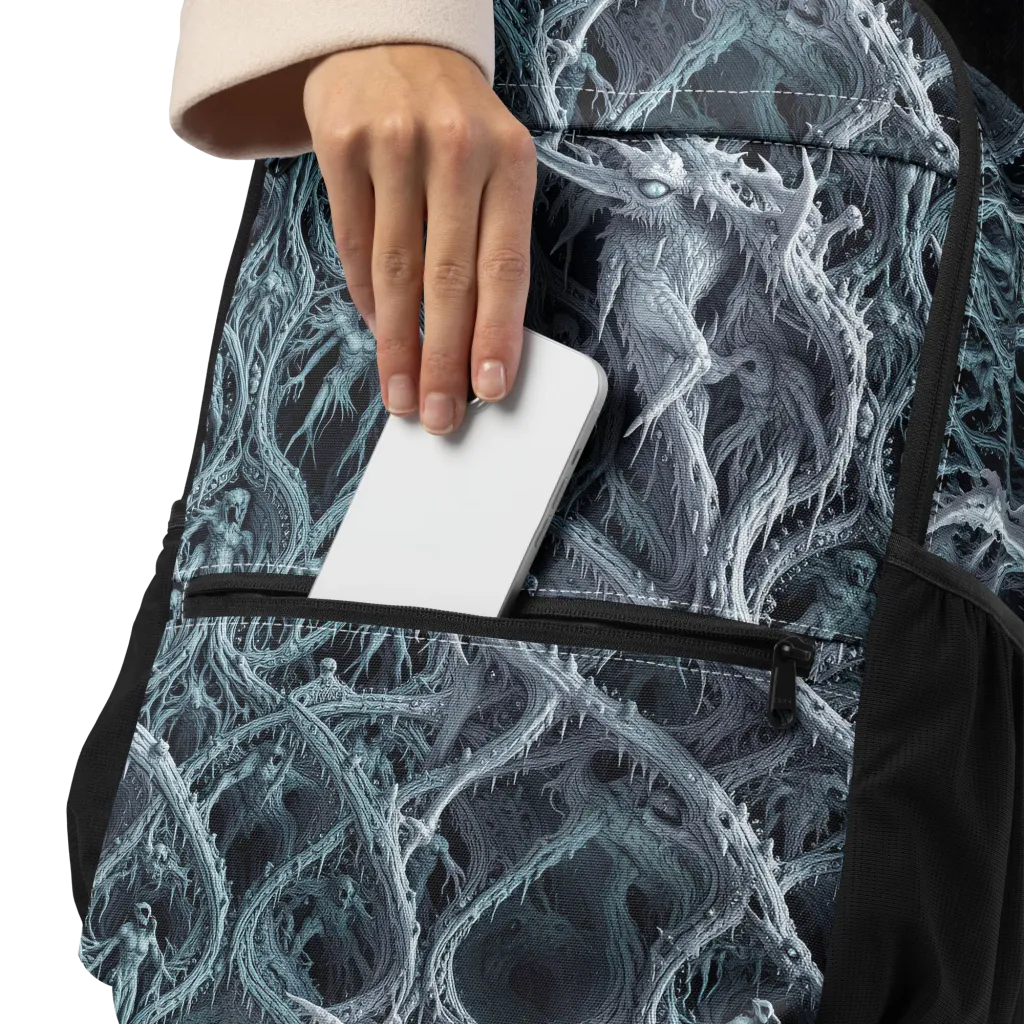 Thornbound Night on Utility Backpack — Product details