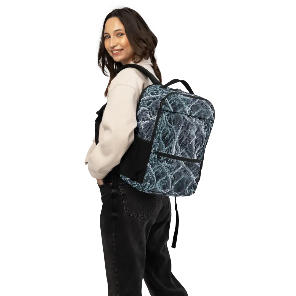 Thornbound Night on Utility Backpack — Back