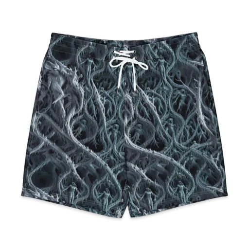 Thornbound Night on a Men's Board Shorts