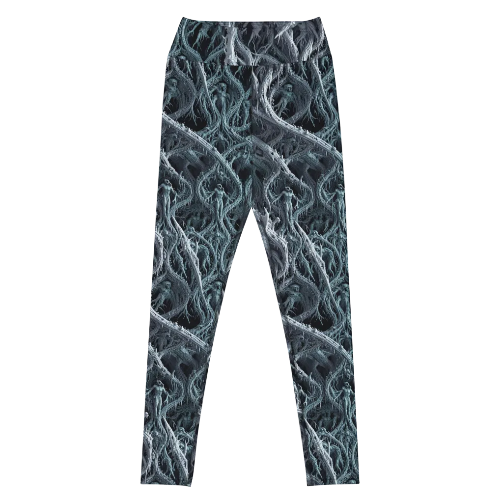 Thornbound Night on Yoga Leggings — Front