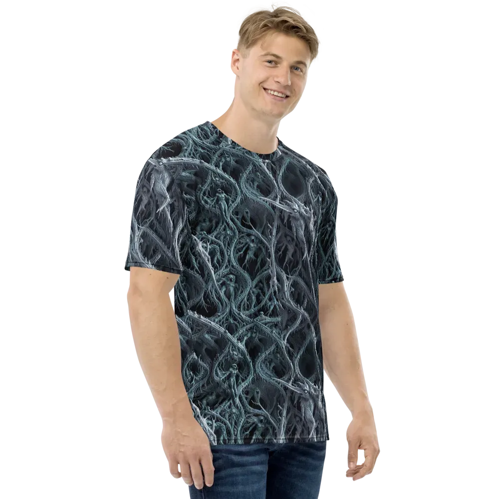 Thornbound Night on Men's Crew Neck T-Shirt — Right