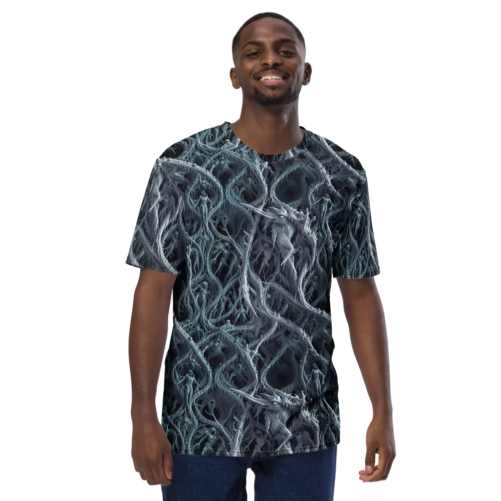 Thornbound Night on Men's Crew Neck T-Shirt — Front