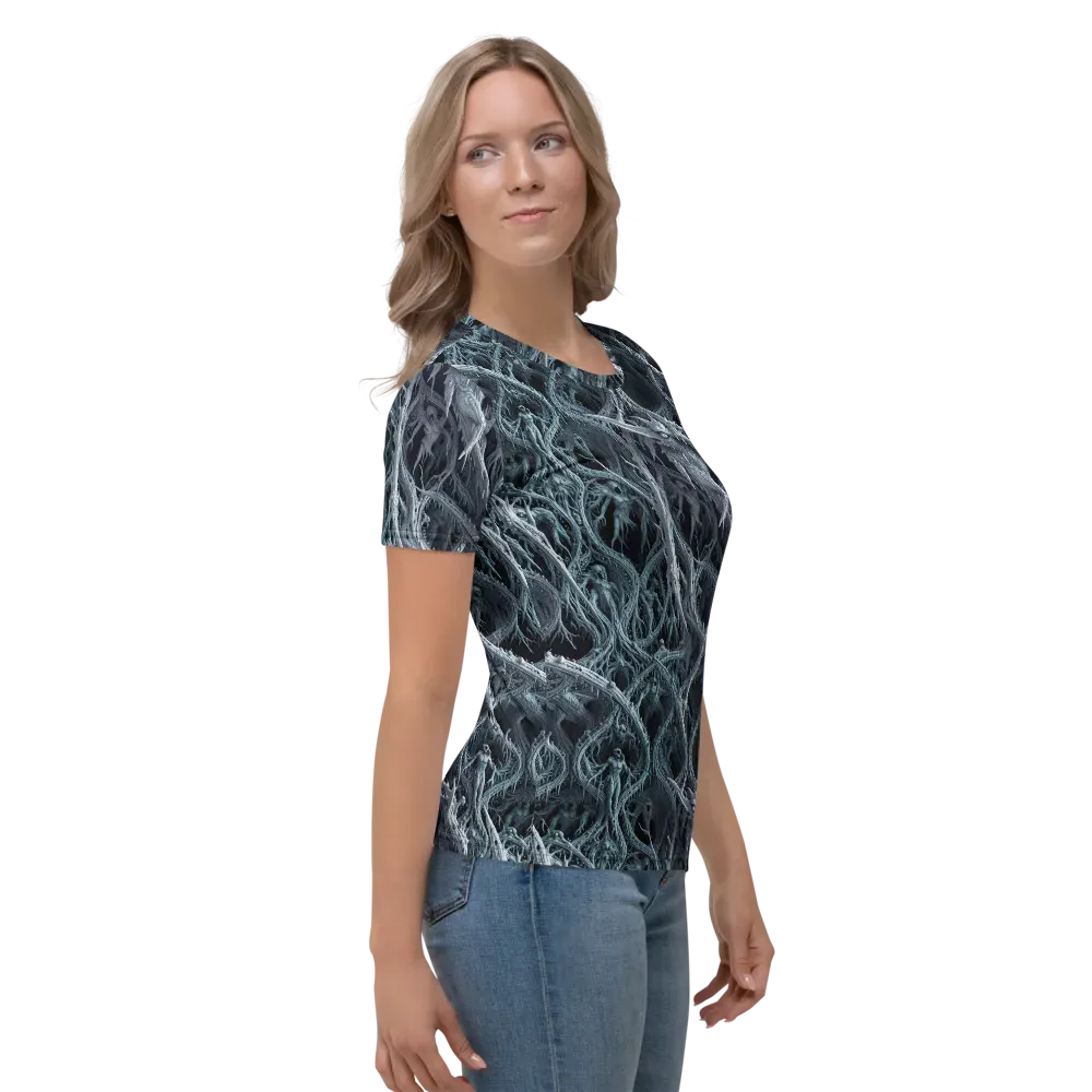 Thornbound Night on Women's Crew Neck T-Shirt — Right
