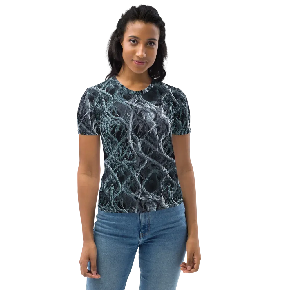 Thornbound Night on Women's Crew Neck T-Shirt — Front