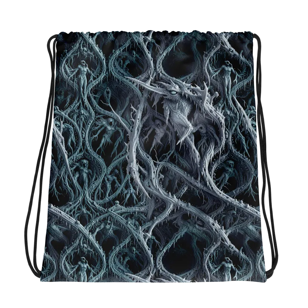 Thornbound Night on Drawstring Bag — Photo