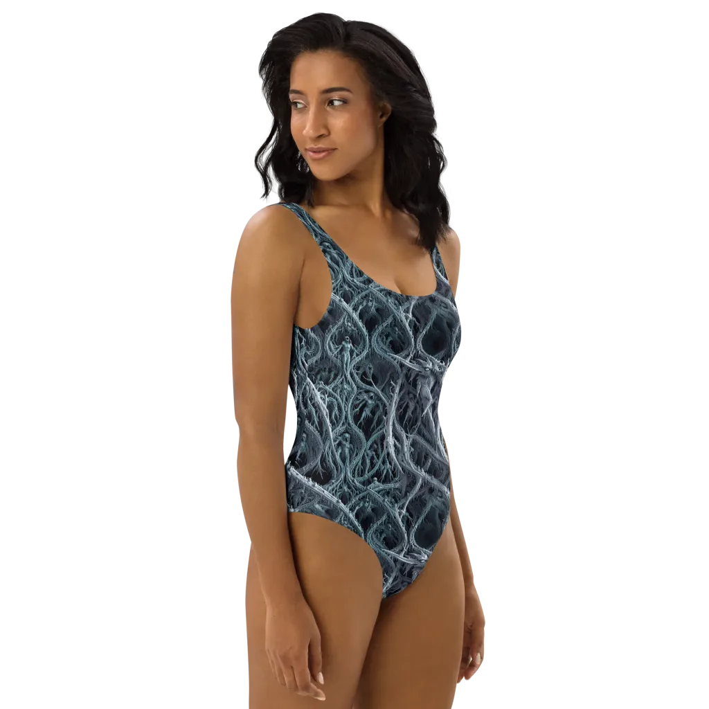 Thornbound Night on One-Piece Swimsuit — Right