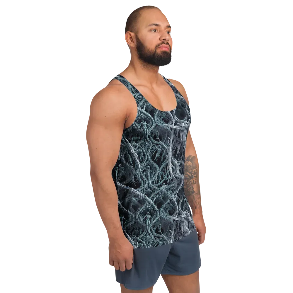 Thornbound Night on Men's Tank Top — Right Front