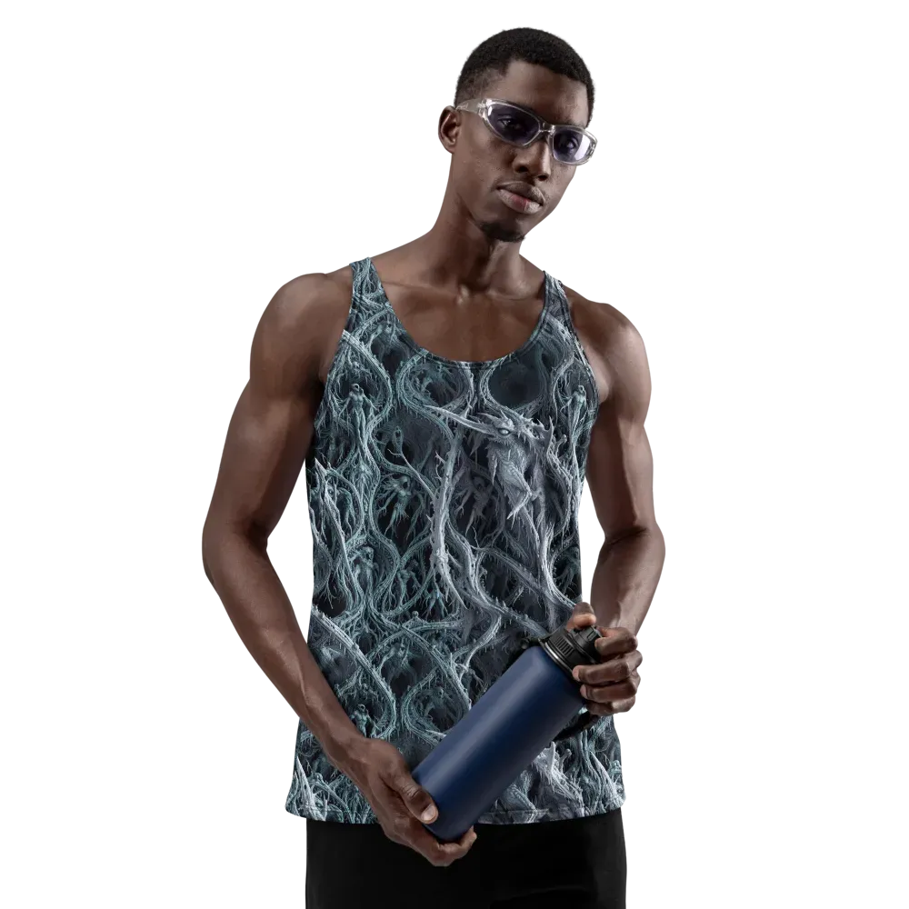 Thornbound Night on Men's Tank Top — Front