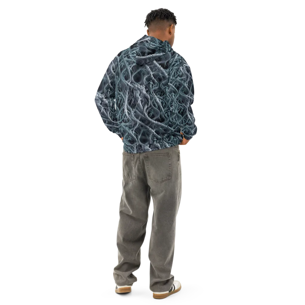 Thornbound Night on Cotton Hoodie — Back