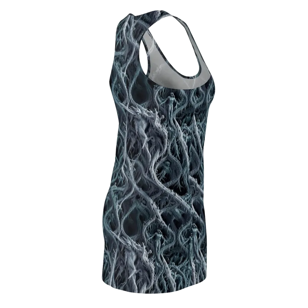 Thornbound Night on Racerback Dress — Back Side