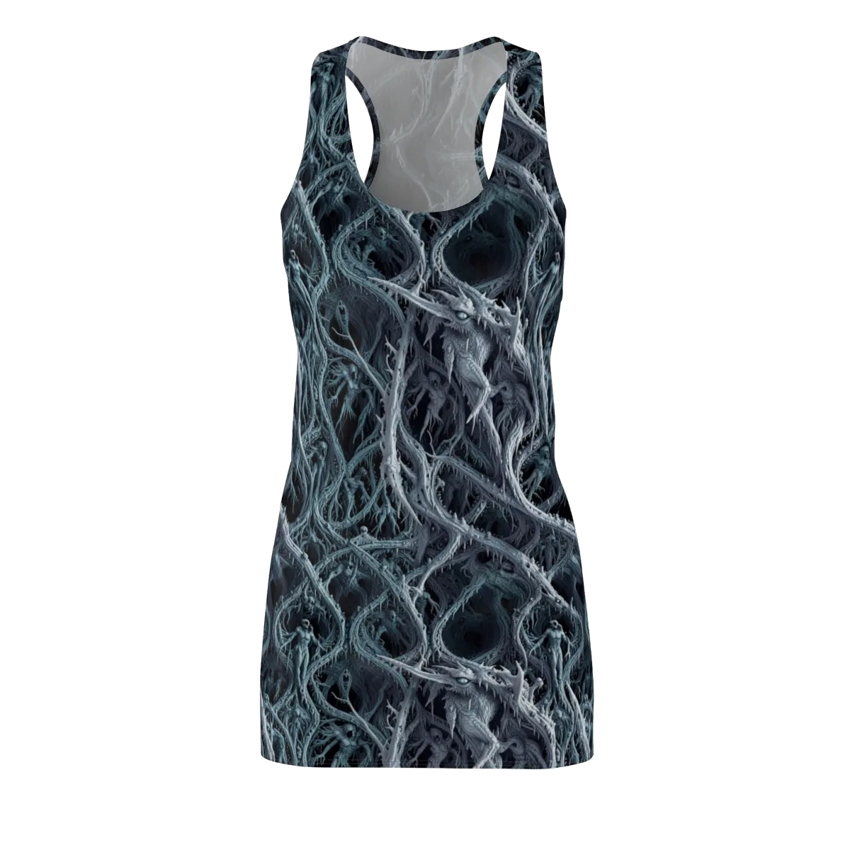 Thornbound Night on Racerback Dress — Front