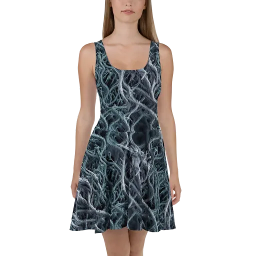 Thornbound Night on a Skater Dress