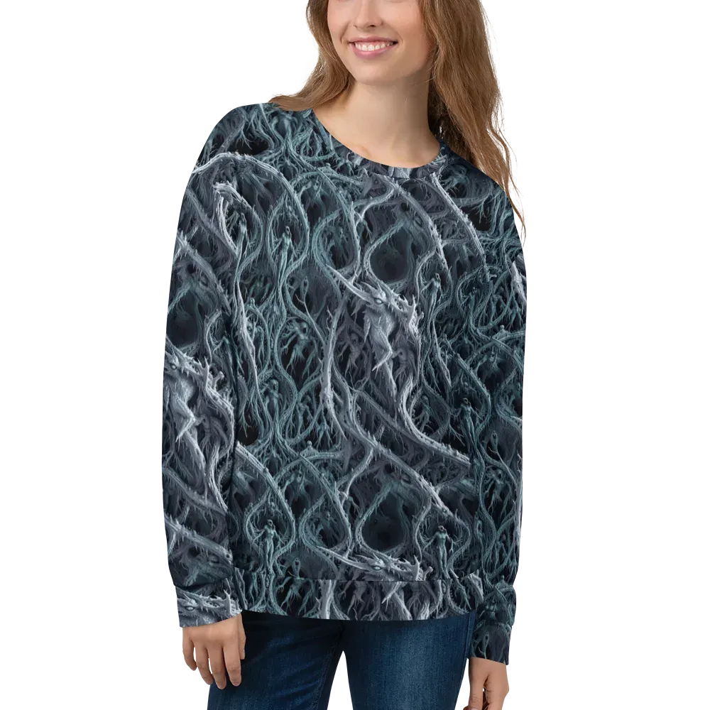 Thornbound Night on Sweatshirt — Front