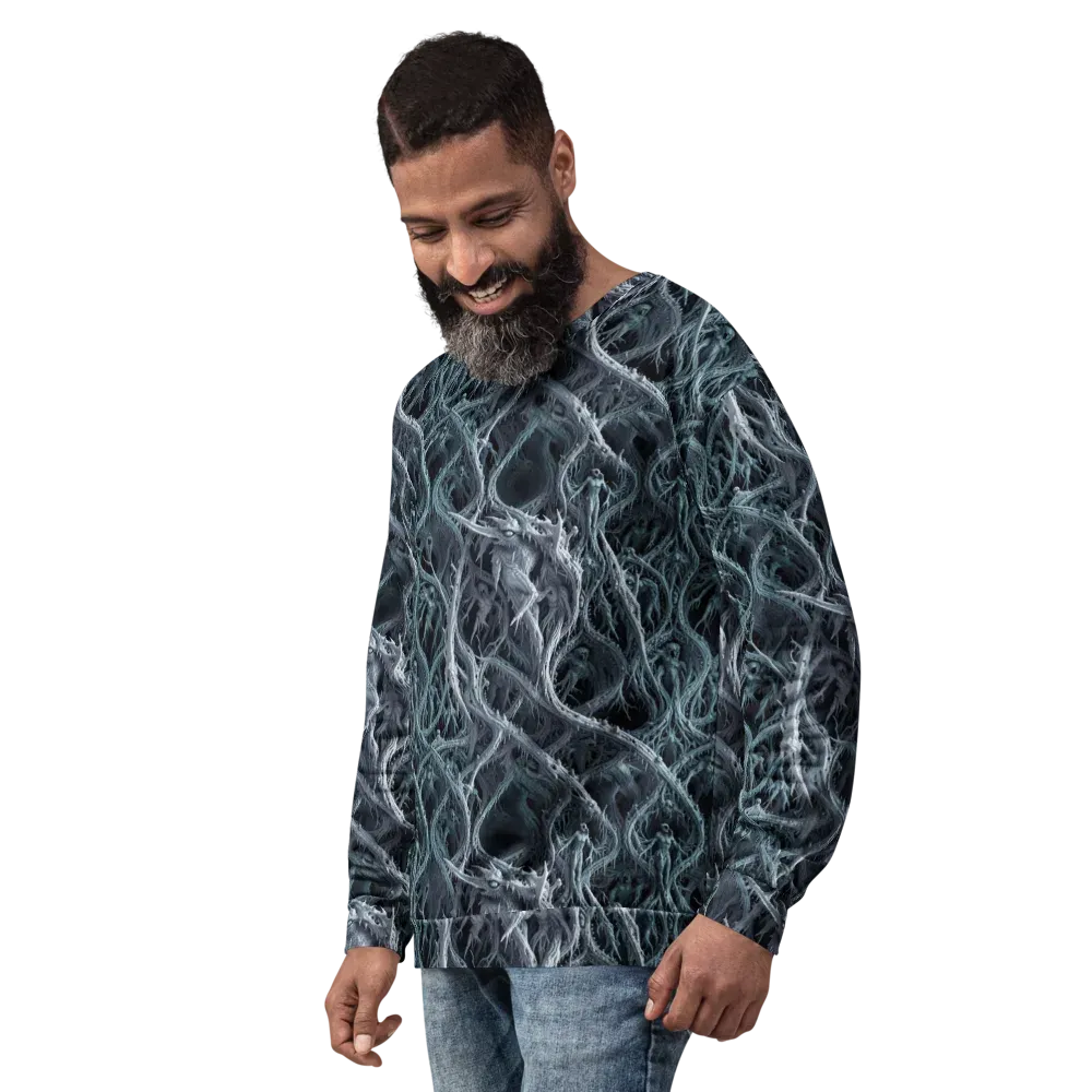 Thornbound Night on Sweatshirt — Left Front