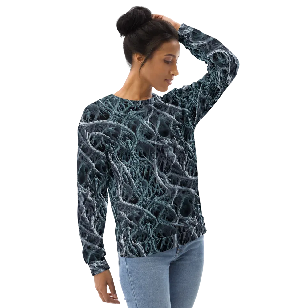 Thornbound Night on Sweatshirt — Right Front
