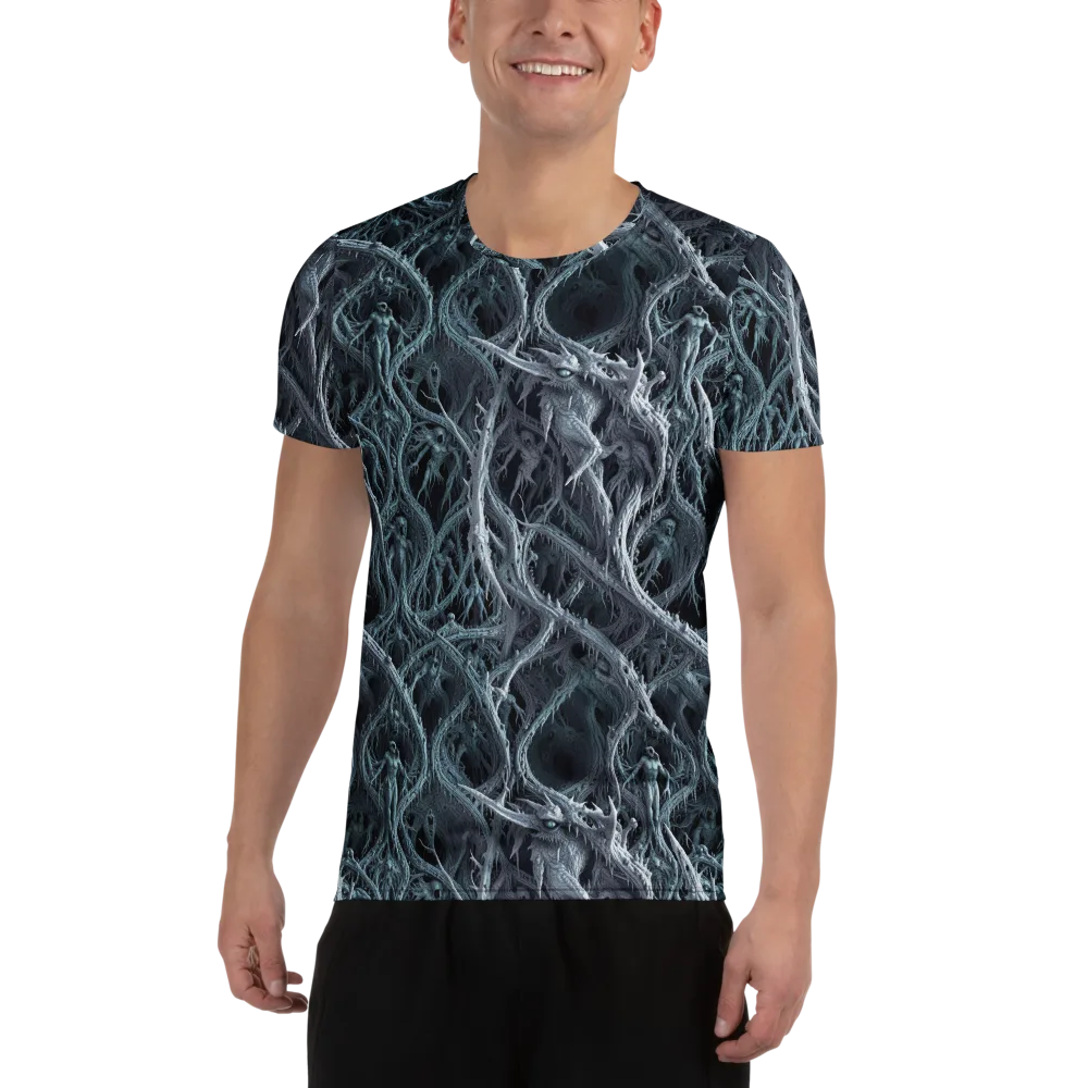 Thornbound Night on Men's Athletic T-Shirt — Front