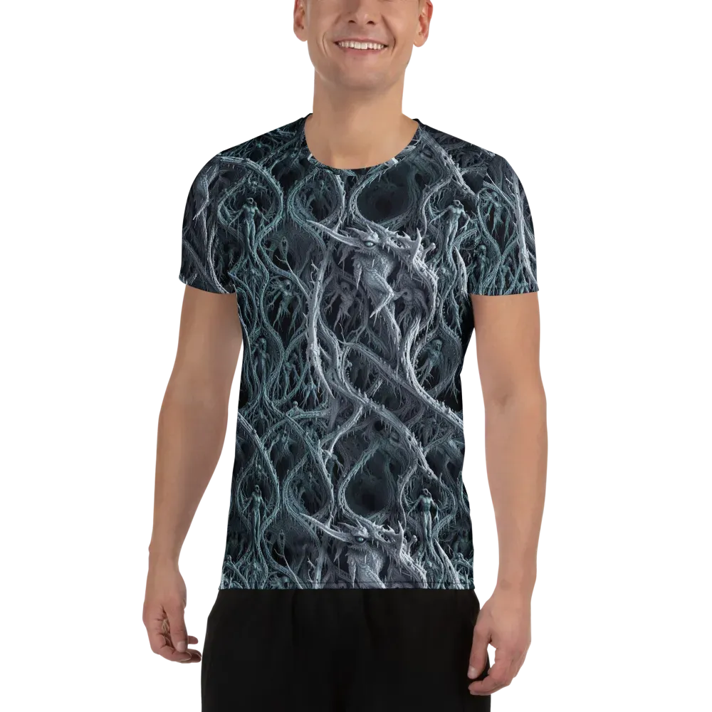 Thornbound Night on Men's Athletic T-Shirt — Front