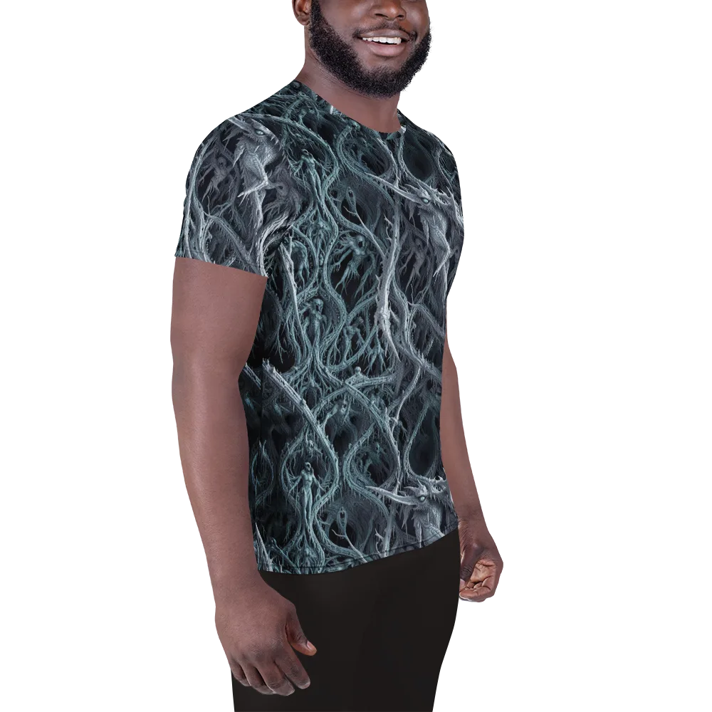 Thornbound Night on Men's Athletic T-Shirt — Right