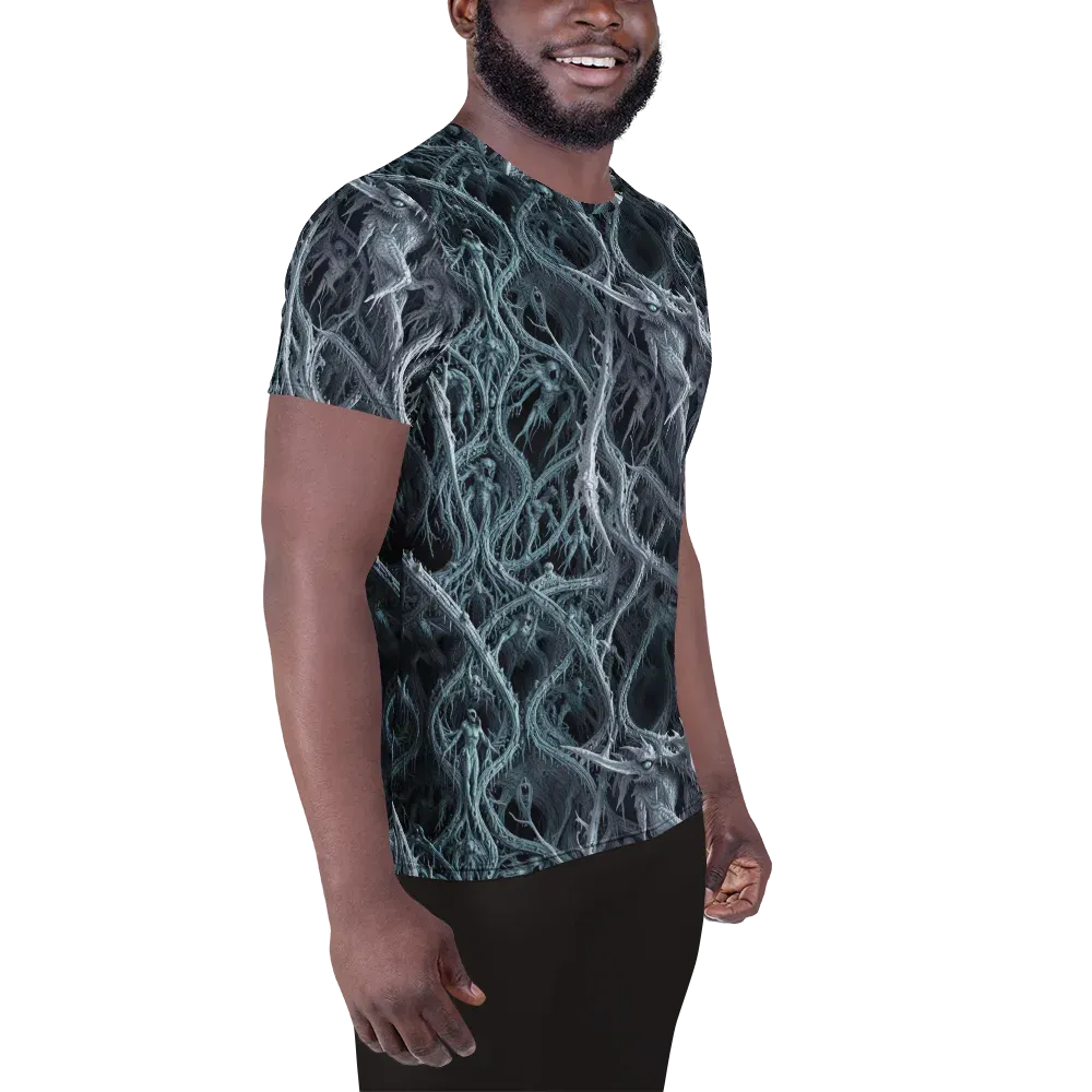 Thornbound Night on Men's Athletic T-Shirt — Right