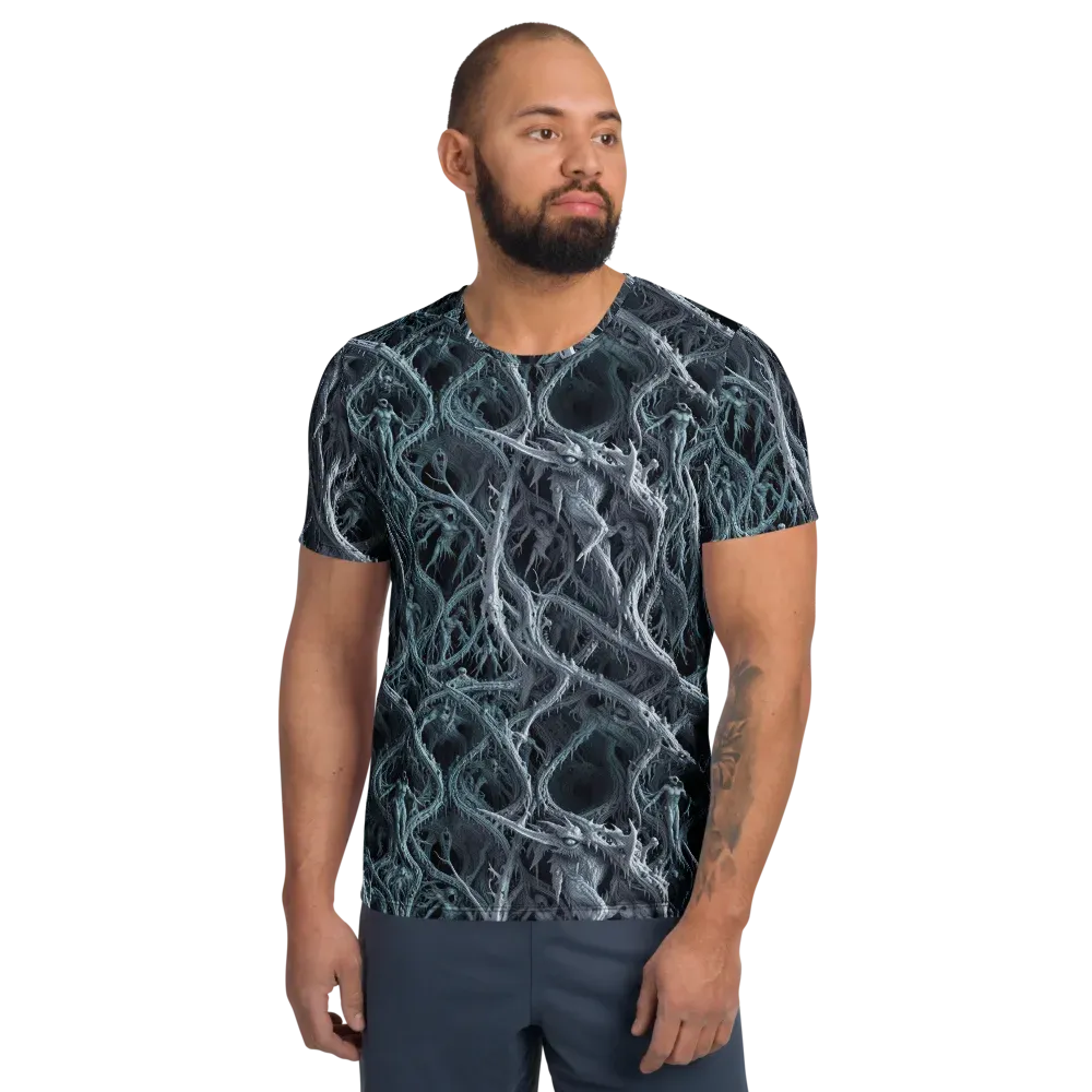 Thornbound Night on Men's Athletic T-Shirt — Front