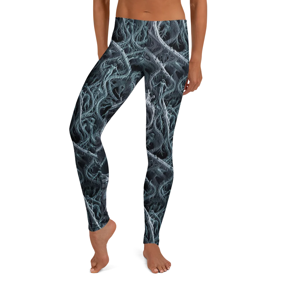 Thornbound Night on Leggings — Front