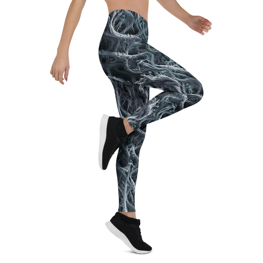 Thornbound Night on Leggings — Right