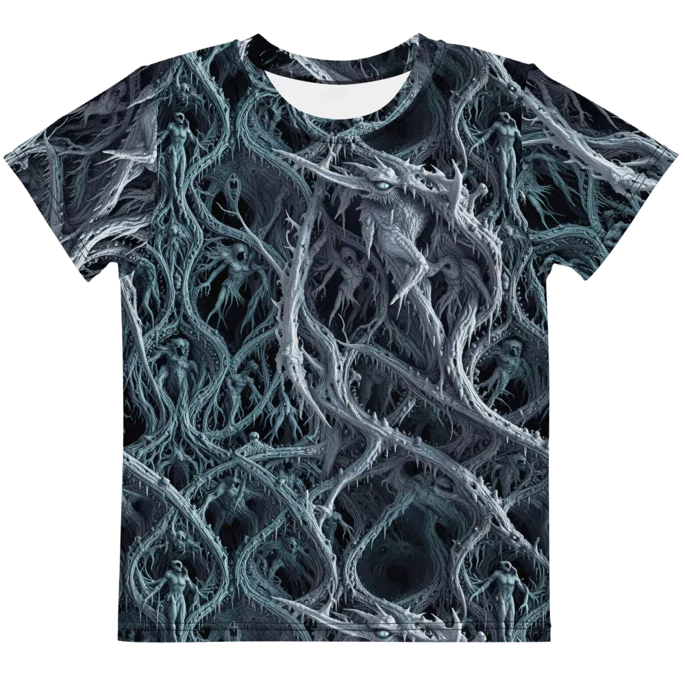 Thornbound Night on Kids Crew Neck T-Shirt — Front
