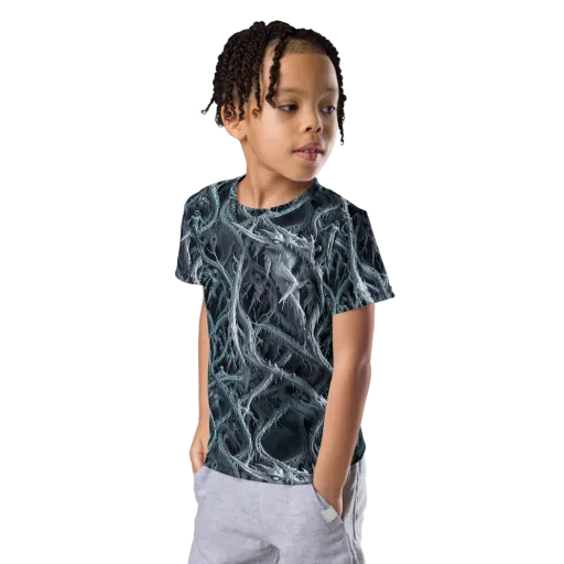 Thornbound Night on a Kids Crew Neck T-Shirt