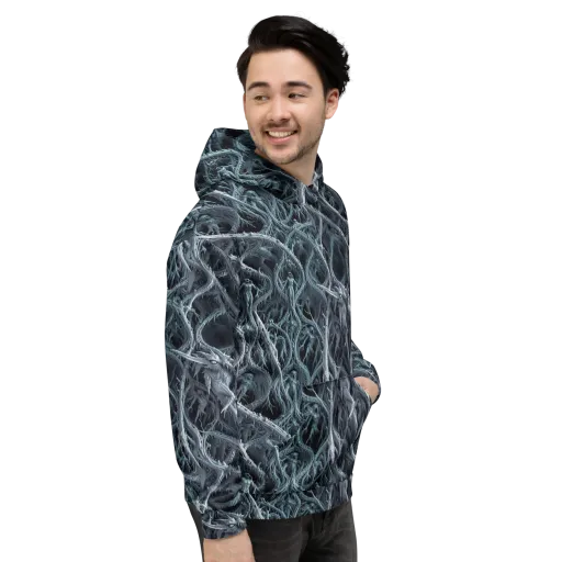 Thornbound Night on a Hoodie