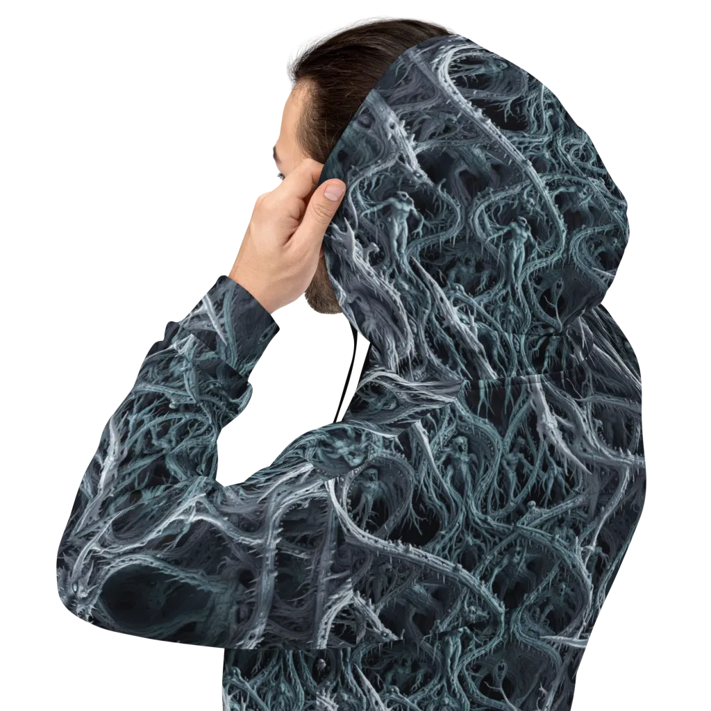 Thornbound Night on Hoodie — Back