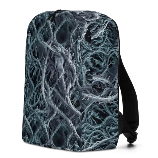 Thornbound Night on a Minimalist Backpack