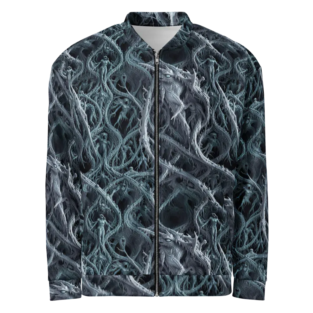 Thornbound Night on Bomber Jacket — Front