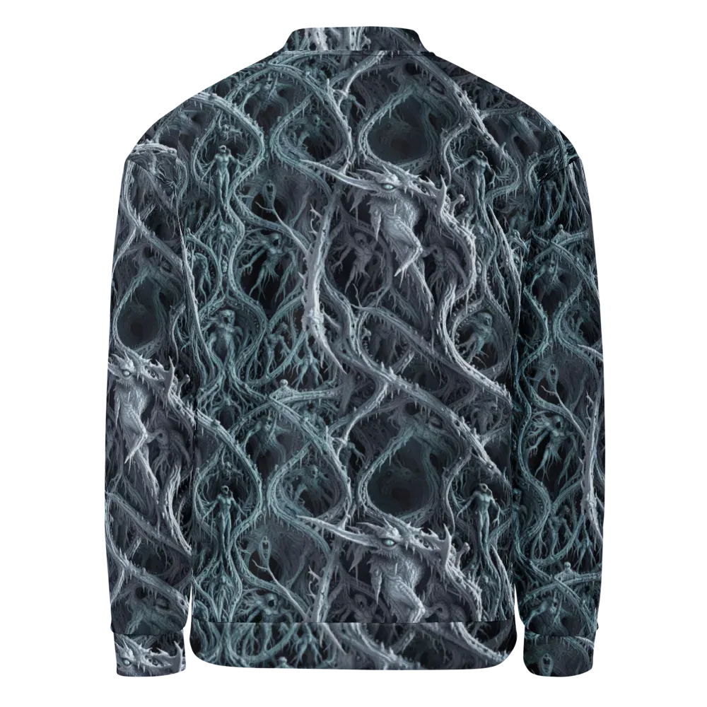 Thornbound Night on Bomber Jacket — Back