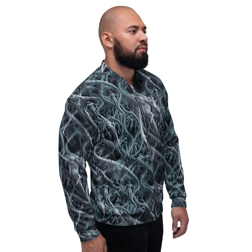 Thornbound Night on Bomber Jacket — Right