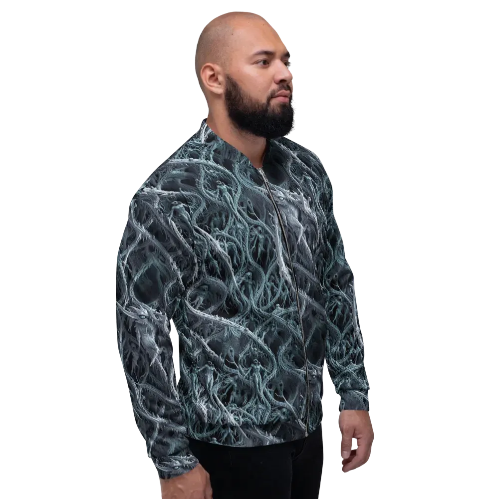 Thornbound Night on Bomber Jacket — Right