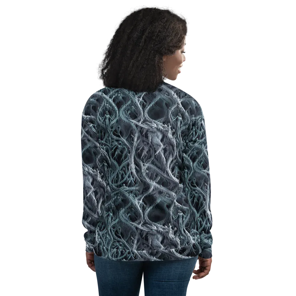 Thornbound Night on Bomber Jacket — Back
