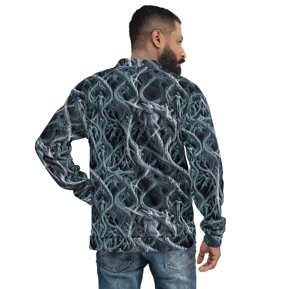 Thornbound Night on Bomber Jacket — Back