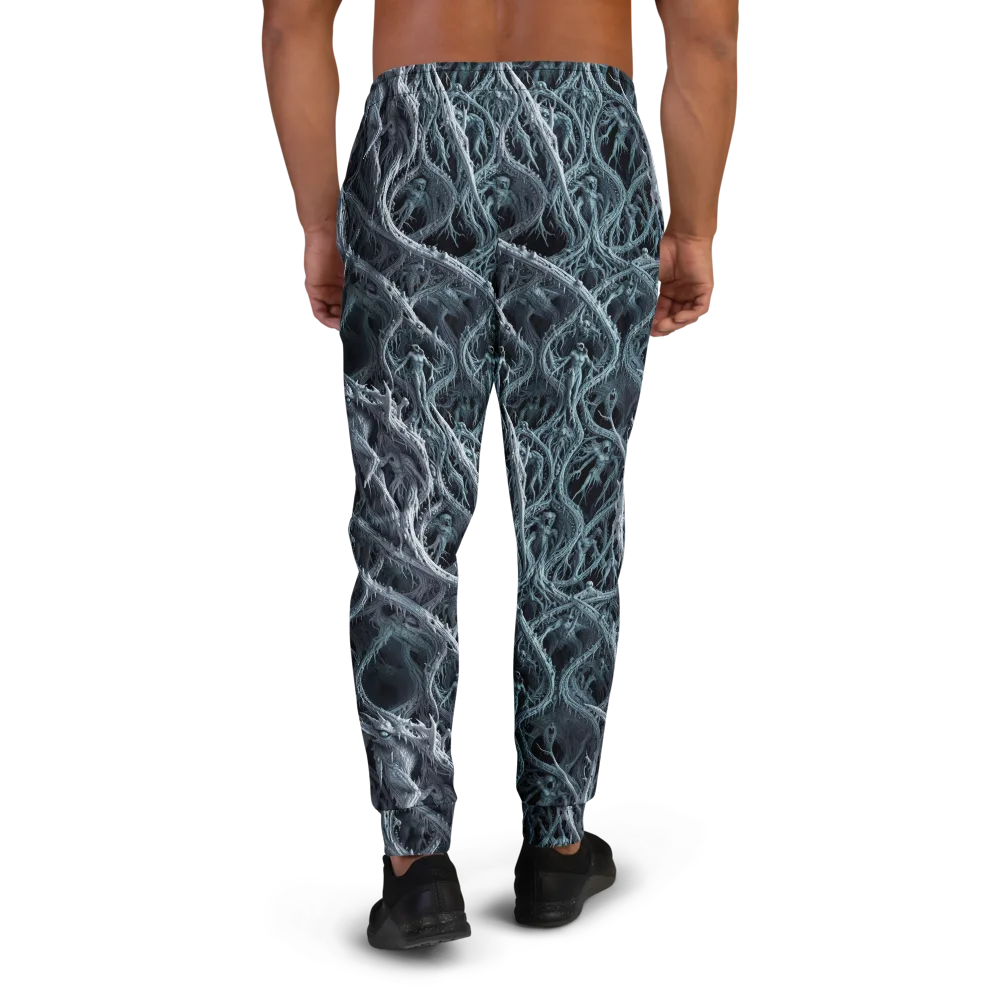 Thornbound Night on Men's Joggers — Back